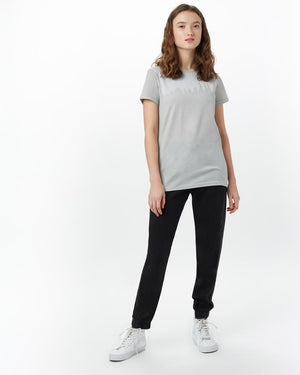 Tentree W's Juniper SS Tee - Made From Recycled Polyester & Organic Cotton Hi Rise Grey Heather