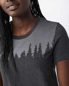 Tentree W's Juniper SS Tee - Made From Recycled Polyester & Organic Cotton Meteorite Black Heather Shirt
