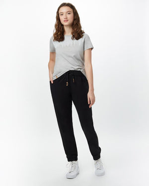 Tentree W's Juniper SS Tee - Made From Recycled Polyester & Organic Cotton Hi Rise Grey Heather