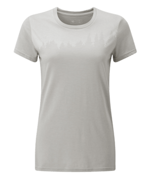 Tentree W's Juniper SS Tee - Made From Recycled Polyester & Organic Cotton Hi Rise Grey Heather