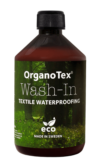 OrganoTex - Wash-In Textile Waterproofing - Fluorocarbon-free waterproofing - Weekendbee - sustainable sportswear