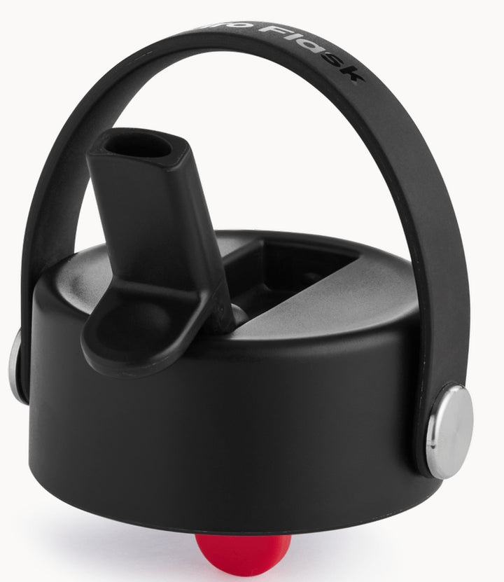Wide Flex Straw Lid Cutlery Hydro Flask Black