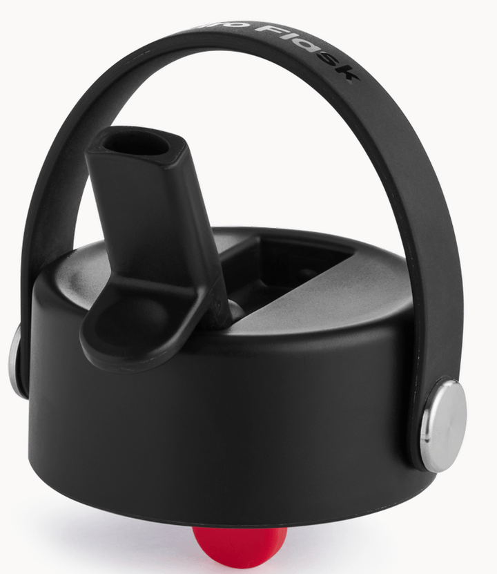 Wide Flex Straw Lid Cutlery Hydro Flask Black