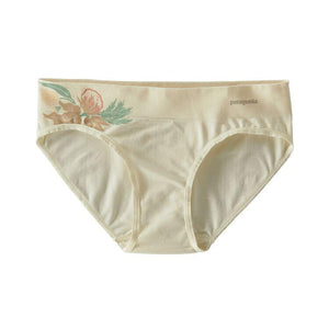 Patagonia W's Active Hipster - Recycled Polyester Cotton Flora Graphic: White Wash