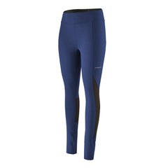 Patagonia W's Endless Run Tights - Recycled Polyester Cobalt Blue - Classic Navy X-Dye Pants