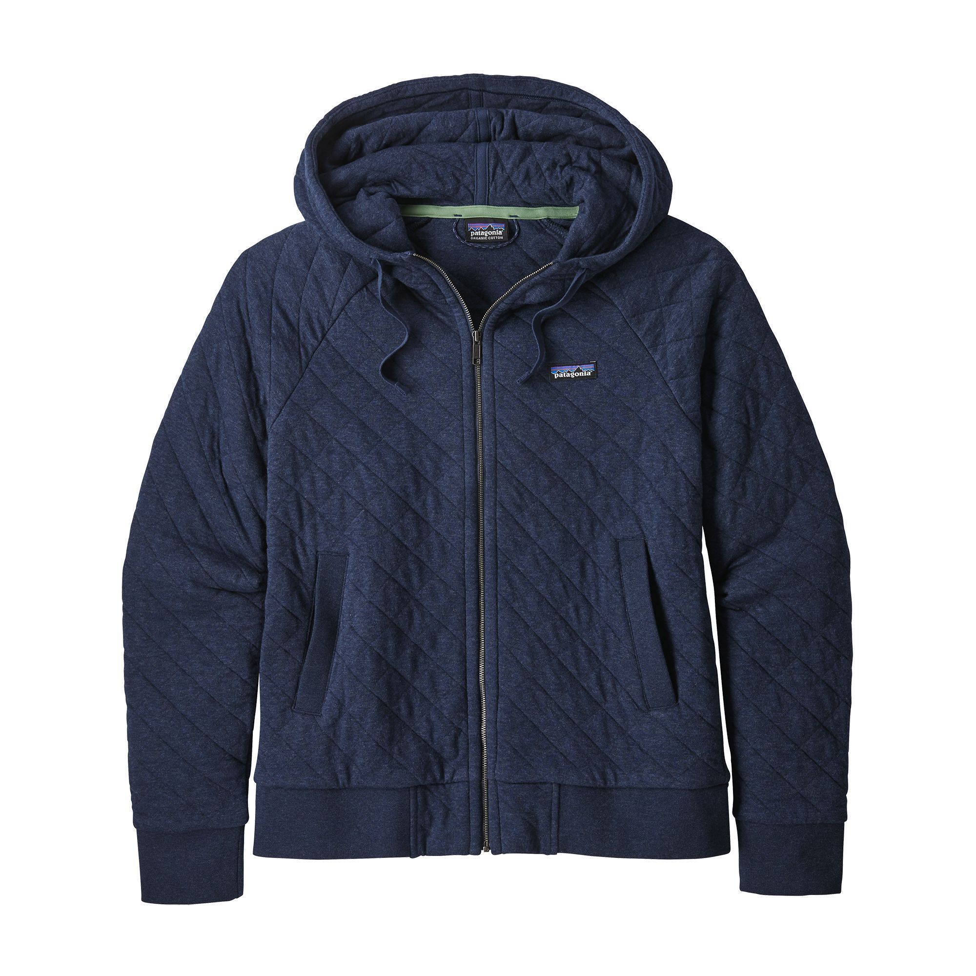 W's Organic Cotton Quilt Hoody - Bio-Baumwolle - Weekendbee - sustainable  sportswear