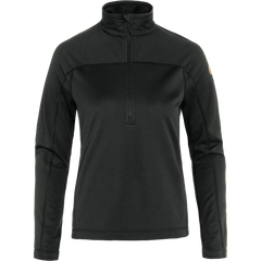 Fjällräven - W's Abisko Lite Fleece Half Zip - 100% Recycled polyester - Weekendbee - sustainable sportswear