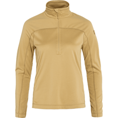 Fjällräven - W's Abisko Lite Fleece Half Zip - 100% Recycled polyester - Weekendbee - sustainable sportswear