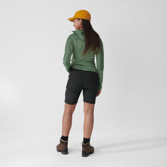 Fjällräven W's Abisko Midsummer Shorts - Organic Cotton & Recycled Polyester Jade Green-Patina Green Pants