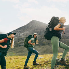 Fjällräven W's Abisko Tights - Recycled Polyester Patina Green Pants