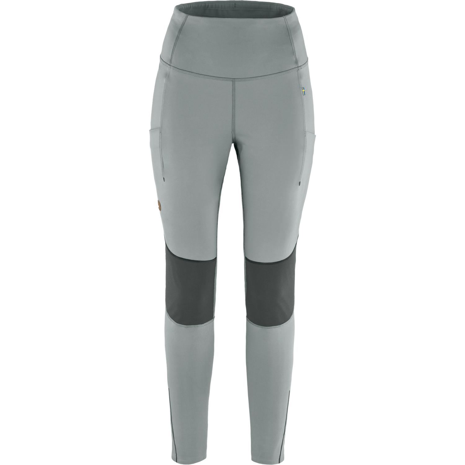 Fjällräven W's Abisko Värm Trekking Tights - Recycled Polyester Flint Grey-Iron Grey Pants