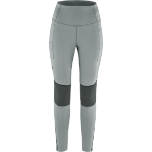 Fjällräven W's Abisko Värm Trekking Tights - Recycled Polyester Flint Grey-Iron Grey