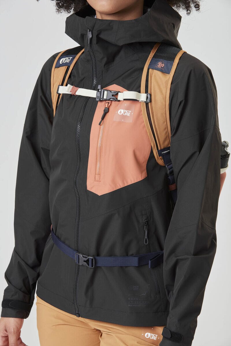 Picture Organic W's Abstral+ 2.5L Jacket - Recycled Polyester & Circular Polyester Black Jacket