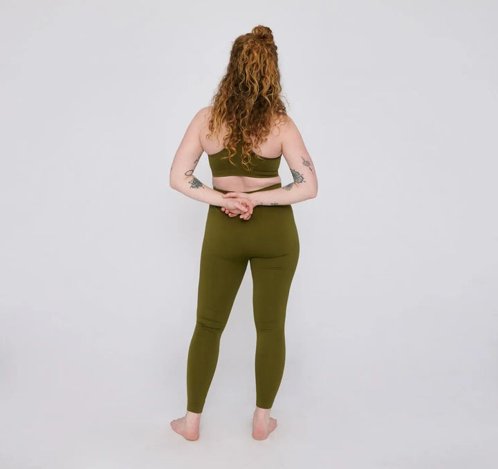 W's Active Seamless Leggings - Recycled Nylon Pants Organic Basics