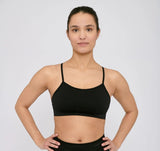 Organic Basics W's Active Seamless Sports Bra - Recycled nylon Black Underwear