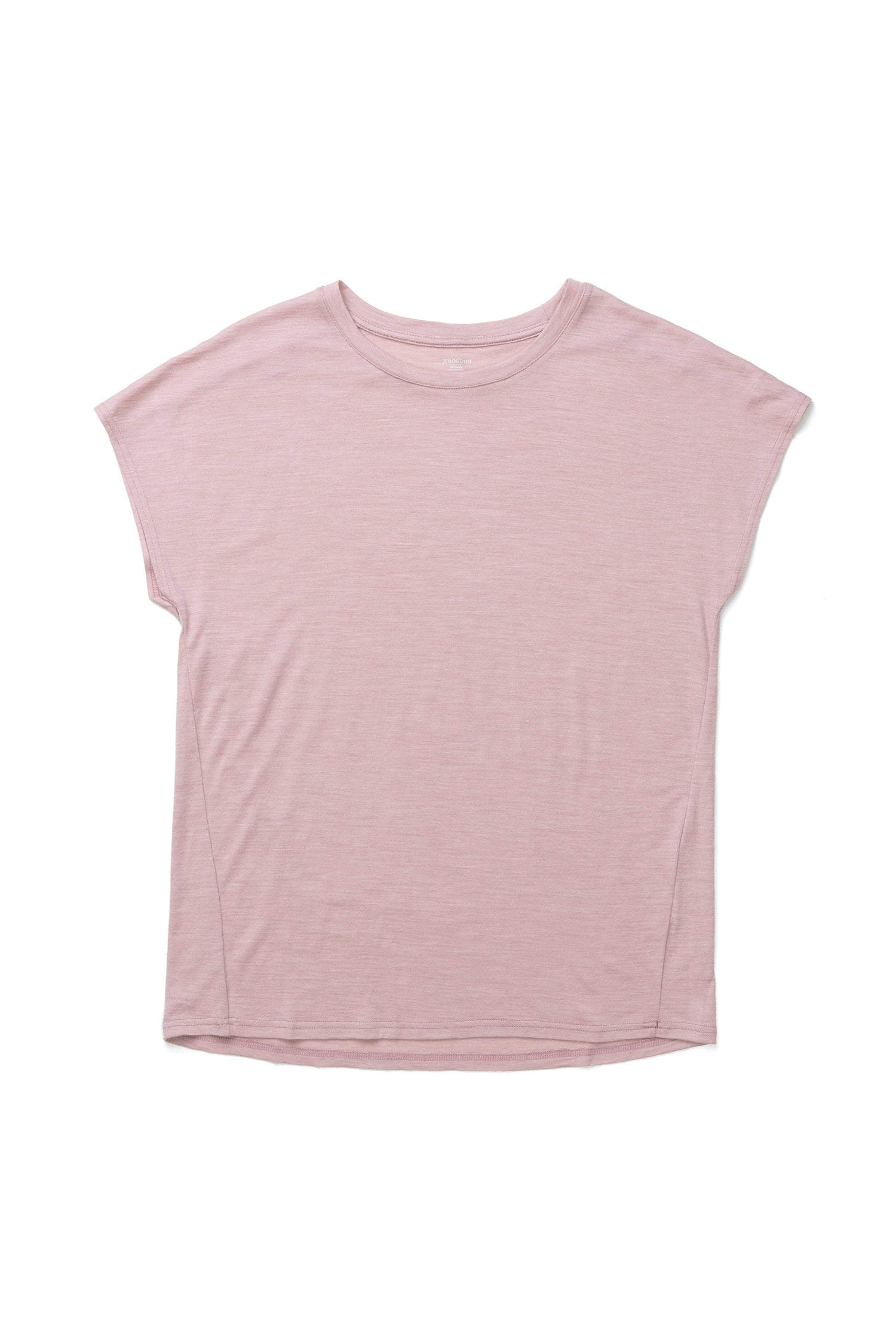 Houdini W's Activist Tee - Merino wool and Tencel Pink Moon Shirt