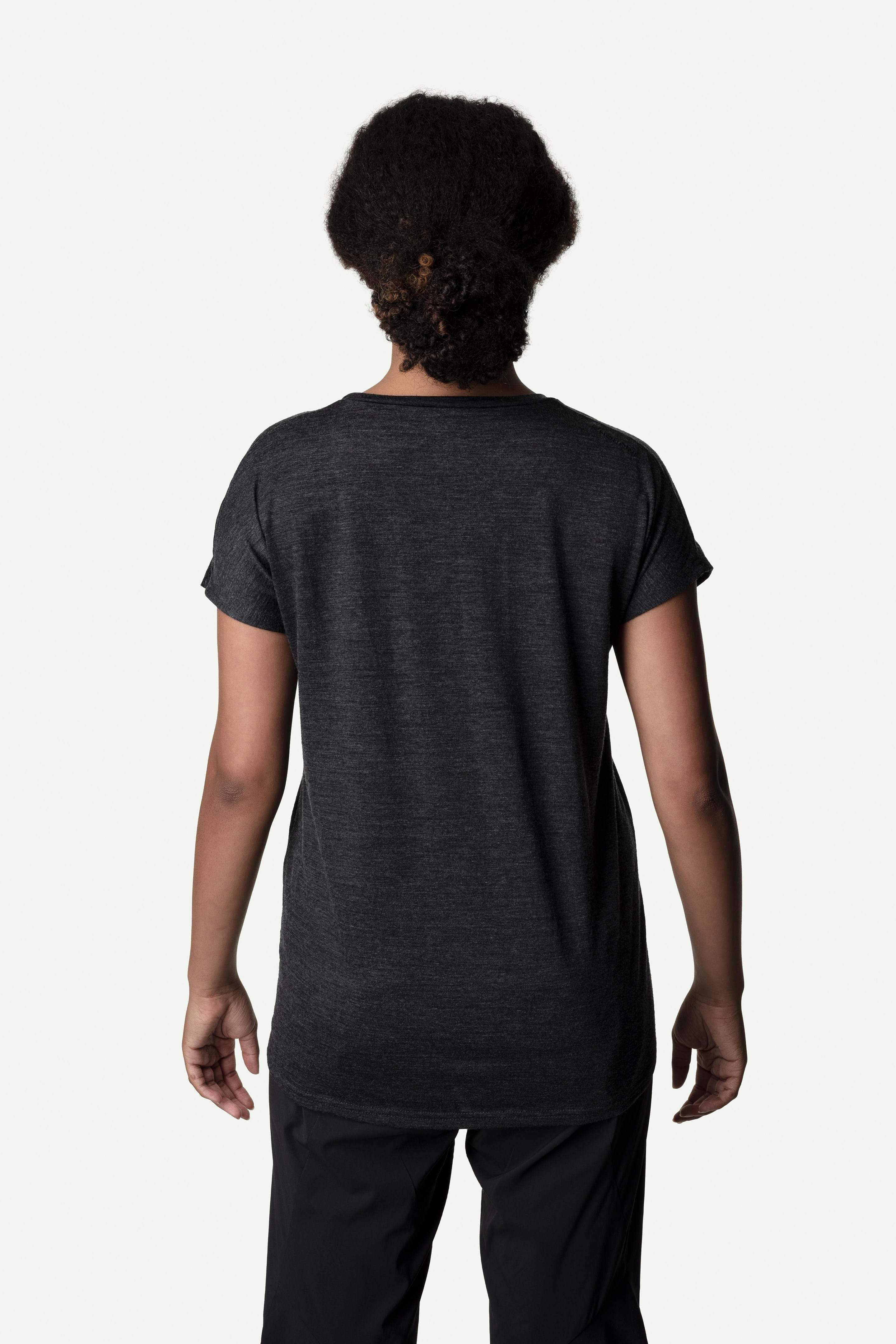 Dames Activist T shirt Merino wol en Tencel Weekendbee premium sportswear
