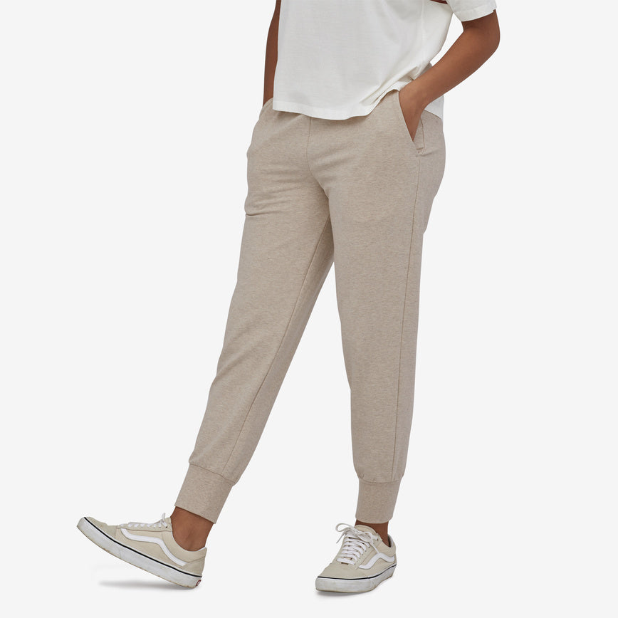 Patagonia W's Ahnya Pants - Organic Cotton & Recycled Polyester Dyno White Pants