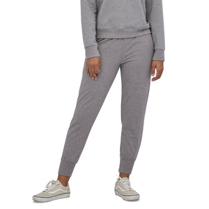 Patagonia W's Ahnya Pants - Organic Cotton & Recycled Polyester Salt Grey