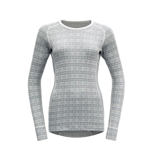 Devold W's Alnes Shirt - 100% Merino Wool Grey