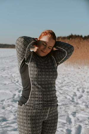 Devold W's Alnes Shirt - 100% Merino Wool Night