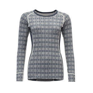 Devold W's Alnes Shirt - 100% Merino Wool Night