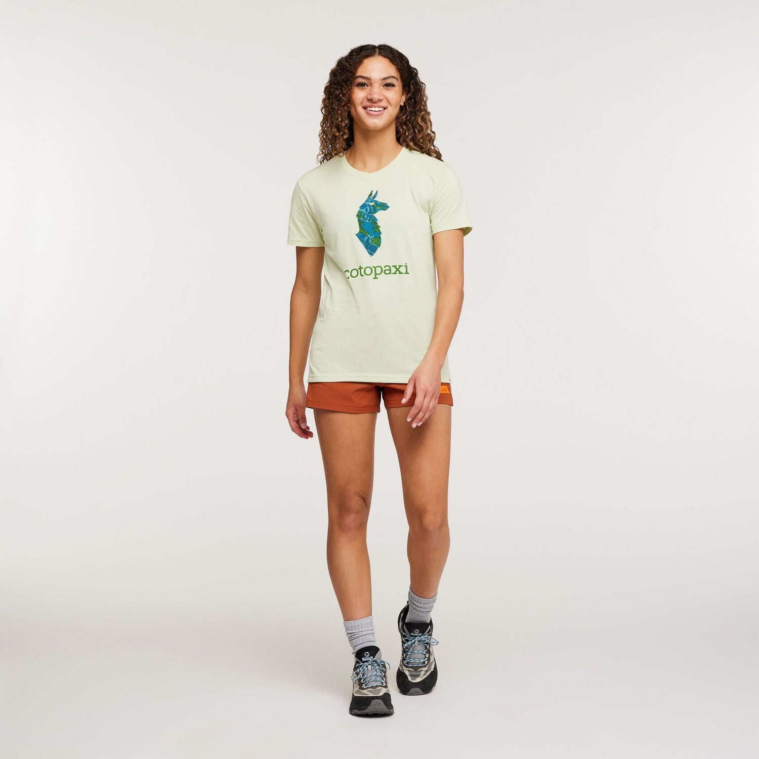 Cotopaxi W's Altitude Llama Organic T-Shirt - Organic cotton & Recycled polyester Lichen Shirt