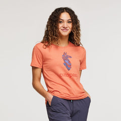 Cotopaxi W's Altitude Llama Organic T-Shirt - Organic cotton & Recycled polyester Nectar Shirt