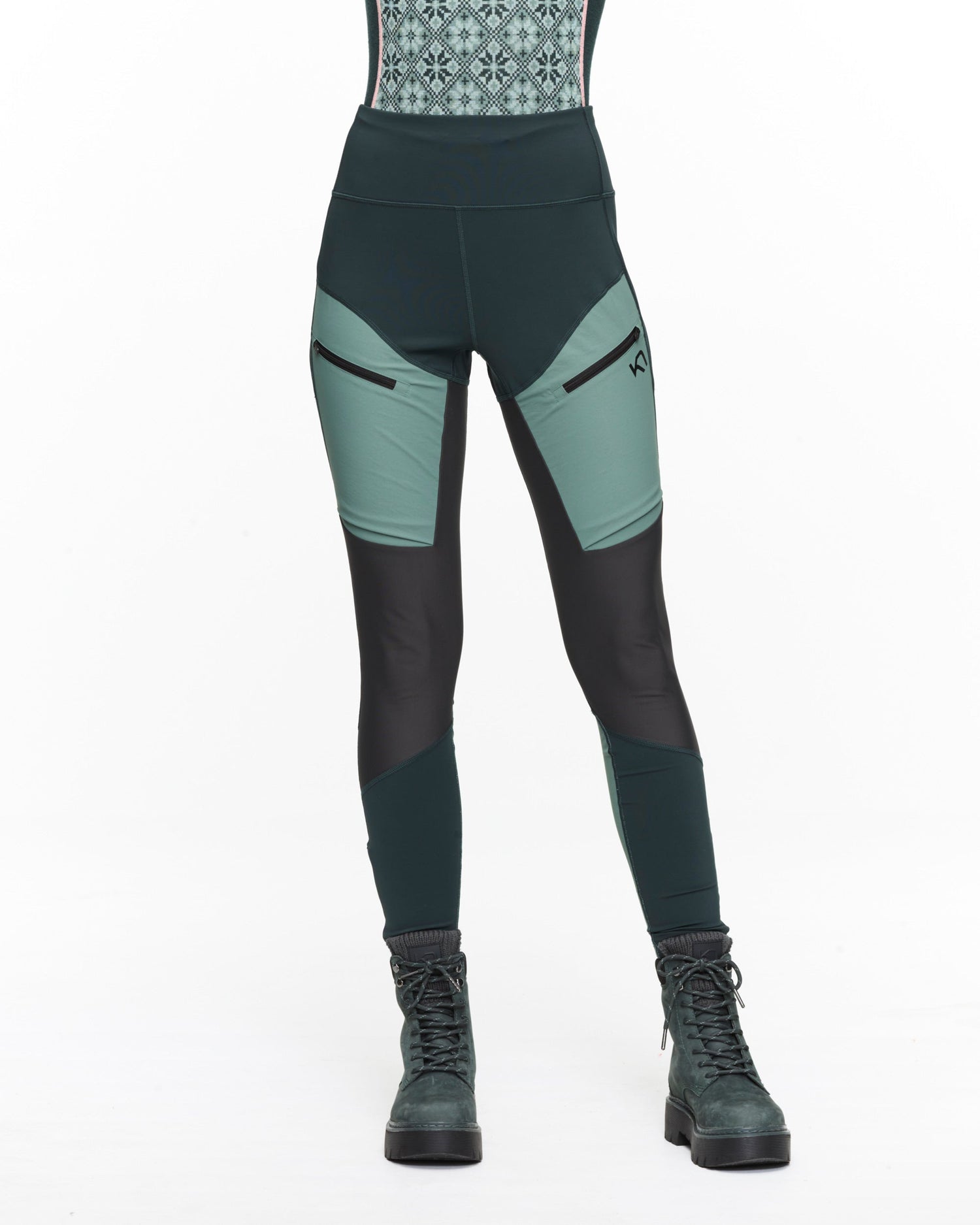 Kari Traa - W's Ane Hiking Tights - Recycled Polyamide - Weekendbee - sustainable sportswear