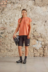 Maloja W's AnemonaPrintedM. Cycle and Multisport Shorts - Recycled Polyester Moonless Dotgrid Pants