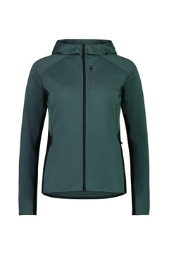 Mons Royale W's Approach Gridlock Hood - Merino Wool & Recycled polyester Burnt Sage Jacket