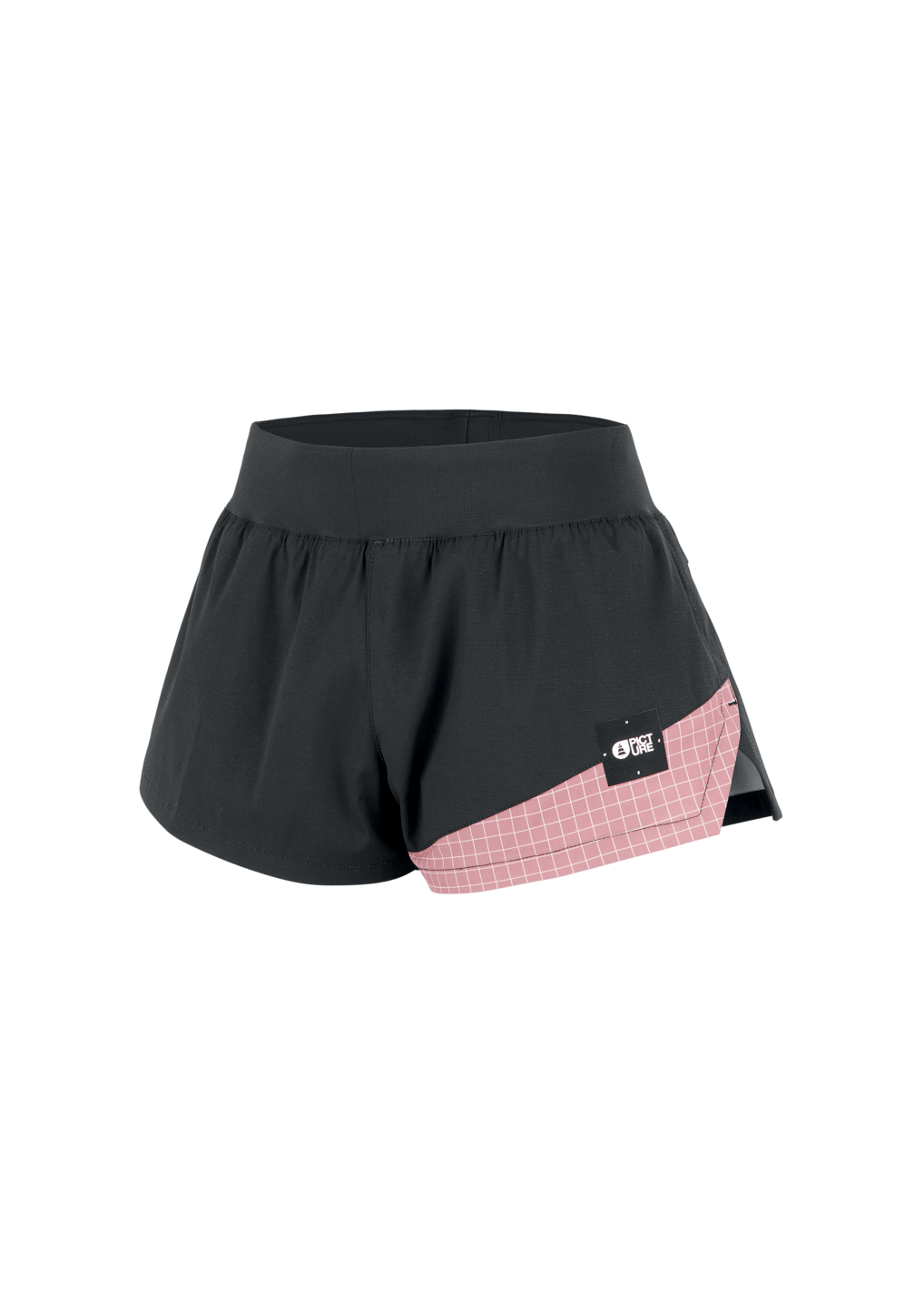 Picture Organic W's Arane Shorts - Recycled Polyester Black Ash Rose Pants