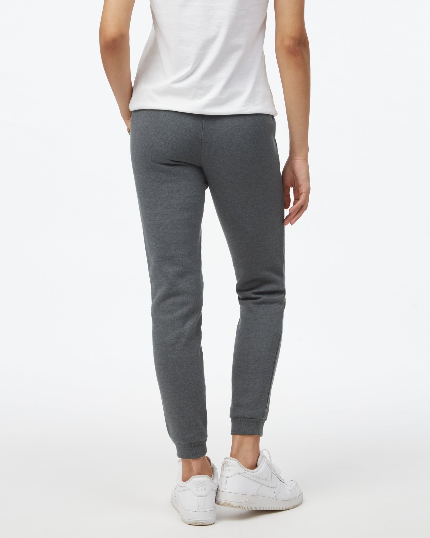Tentree W's Bamone Sweatpant - Made From Recycled Polyester & Organic Cotton Urban Green Heather Pants