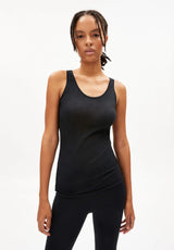 Armedangels W's Beaa Soft Tank Top - Organic Cotton Black Shirt
