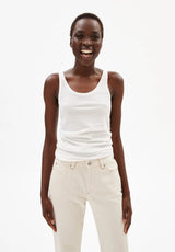 Armedangels W's Beaa Soft Tank Top - Organic Cotton Off White Shirt