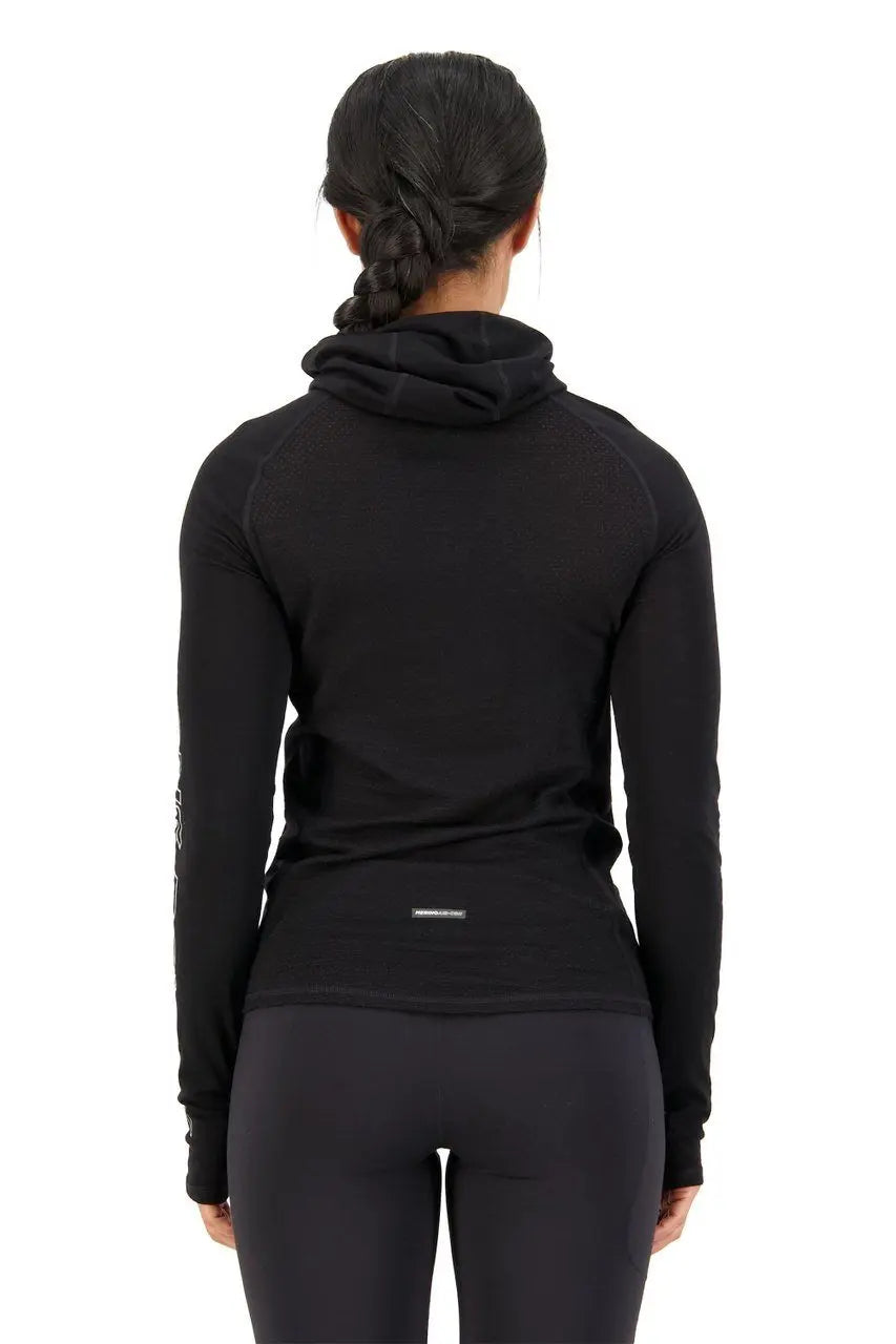 W's Bella Tech Hoodie - Mulesing-free Merino wool Shirt Mons Royale
