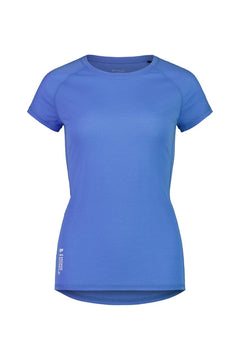 Mons Royale W's Bella Tech Tee - Merino wool Cornflower Shirt