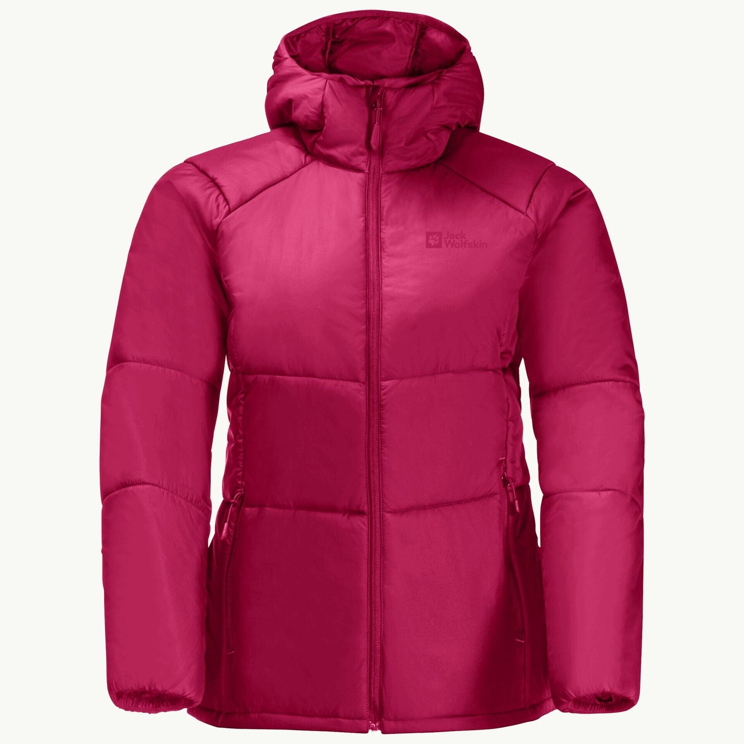 Jack Wolfskin W\'s Recycled Bergland - Hoody insulated materials Ins jacket - Weekendbee sustainable sportswear –