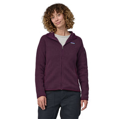 Patagonia W's Better Sweater Hoody - Recycled Polyester Night Plum Shirt