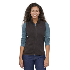 Patagonia W's Better Sweater Vest - 100% recycled polyester Black Jacket