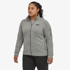Patagonia W's Better Sweater® Fleece Jacket - 100% Recycled Polyester Birch White Shirt