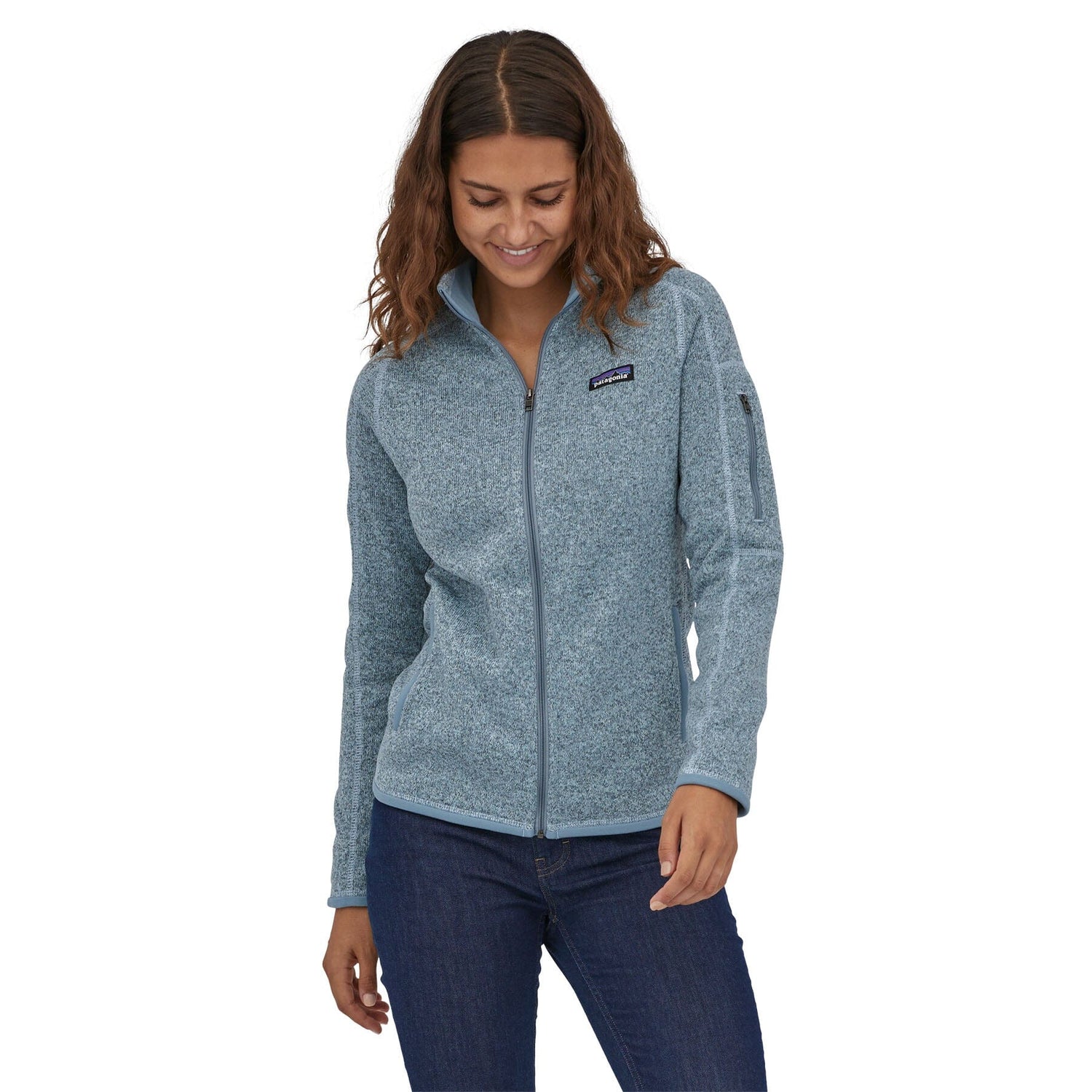 Patagonia W's Better Sweater® Fleece Jacket - 100% Recycled Polyester Steam Blue Shirt