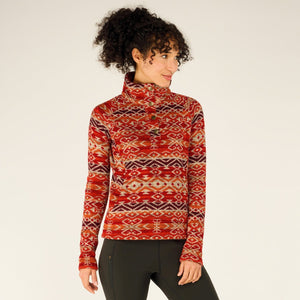 Sherpa W's Bhutan Pullover - Recycled Polyester Cranberry