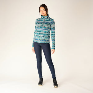 Sherpa W's Bhutan Pullover - Recycled Polyester Verdigris