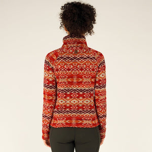 Sherpa W's Bhutan Pullover - Recycled Polyester Cranberry