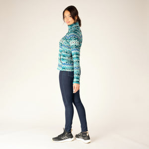 Sherpa W's Bhutan Pullover - Recycled Polyester Verdigris