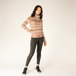 Sherpa W's Bhutan Pullover - Recycled Polyester Amber