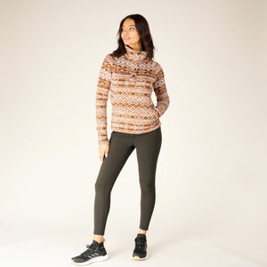 Sherpa W's Bhutan Pullover - Recycled Polyester Amber