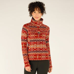 Sherpa W's Bhutan Pullover - Recycled Polyester Cranberry