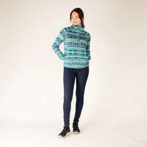 Sherpa W's Bhutan Pullover - Recycled Polyester Verdigris